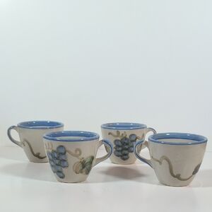 John B Taylor Vintage Cups Set Of 4